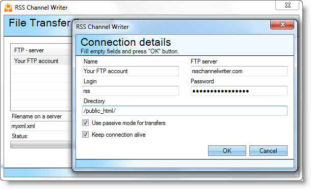 FTP Settings